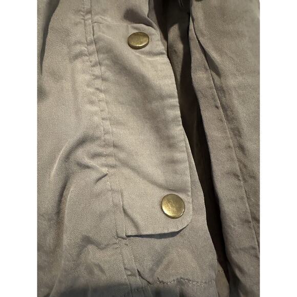 Anthropologie Daughters of the Liberation Bomber Jacket Size Xsmall Beige Army - Picture 7 of 12